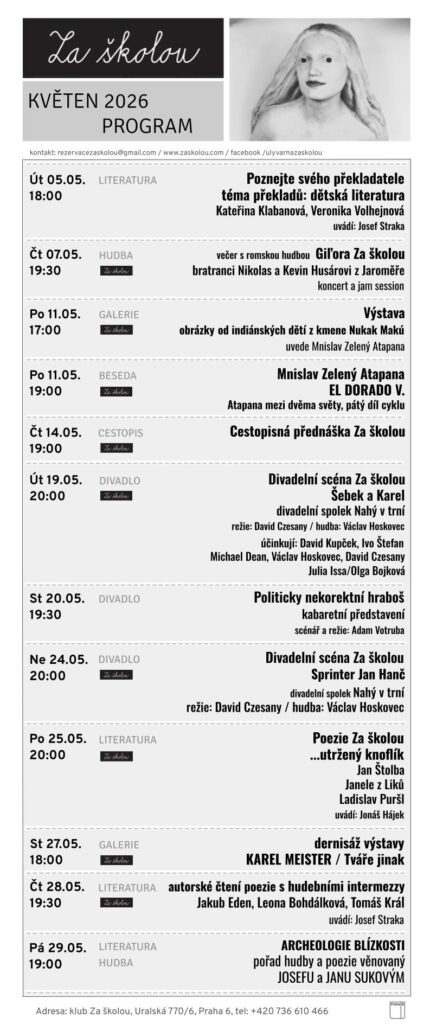 Program klubu Kveten 2026